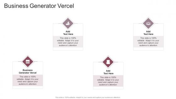 Business Generator Vercel In Powerpoint And Google Slides Cpb