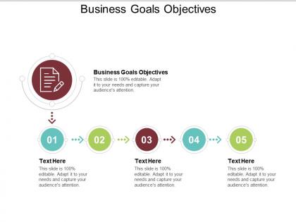 Business goals objectives ppt powerpoint presentation file layout ideas cpb