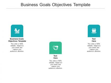 Business goals objectives template ppt powerpoint presentation infographic template guidelines cpb