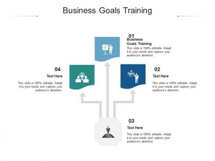 Business goals training ppt powerpoint presentation portfolio background cpb