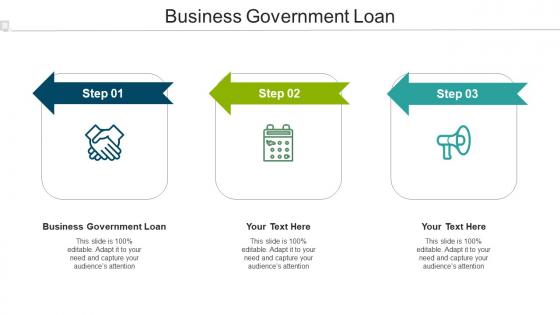 Business Government Loan Ppt Powerpoint Presentation Professional Aids Cpb