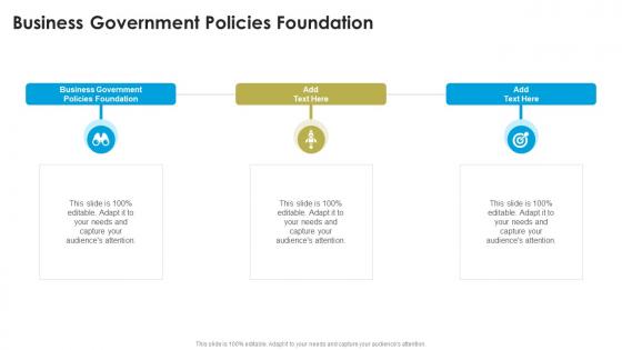 Business Government Policies Foundation In Powerpoint And Google Slides Cpb