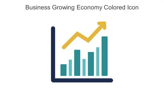 Business Growing Economy Colored Icon In Powerpoint Pptx Png And Editable Eps Format
