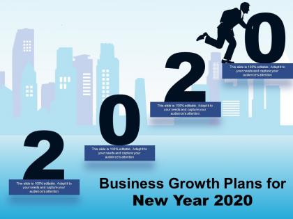 Business growth plans for new year 2020 ppt smartart