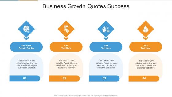 Business Growth Quotes Success In Powerpoint And Google Slides Cpb