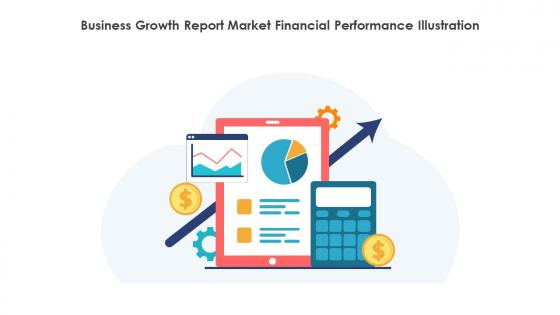 Business Growth Report Market Financial Performance Illustration