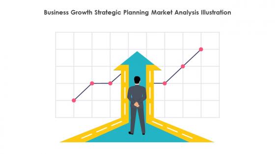 Business Growth Strategic Planning Market Analysis Illustration