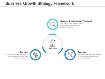 Business growth strategy framework ppt powerpoint presentation ideas rules cpb