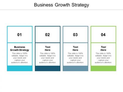 Business growth strategy ppt powerpoint presentation ideas master slide cpb