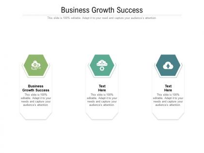 Business growth success ppt powerpoint presentation file icon cpb