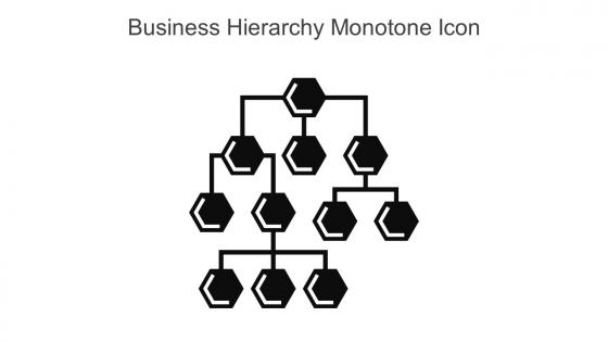 Business Hierarchy Monotone Icon In Powerpoint Pptx Png And Editable Eps Format