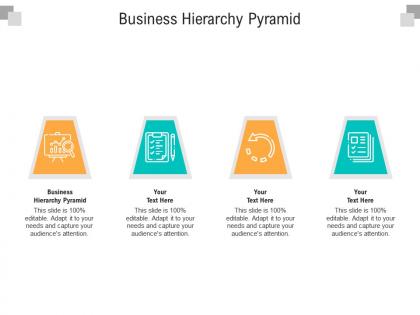 Business hierarchy pyramid ppt powerpoint presentation gallery guidelines cpb