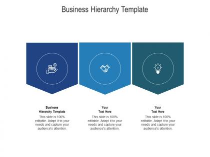 Business hierarchy template ppt powerpoint presentation summary model cpb