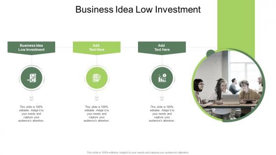 Business Idea Low Investment In Powerpoint And Google Slides Cpb