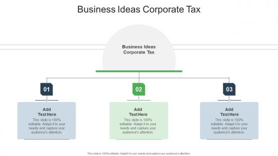 Business Ideas Corporate Tax In Powerpoint And Google Slides Cpb
