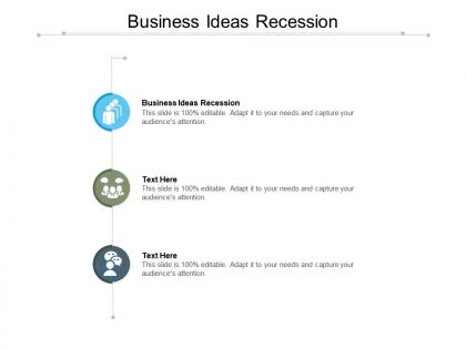 Business ideas recession ppt powerpoint presentation infographic cpb