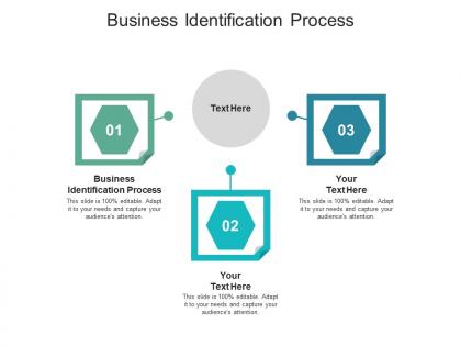 Business identification process ppt powerpoint presentation show format ideas cpb