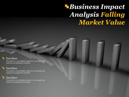 Business impact analysis falling market value