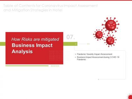 Business impact analysis pandemic ppt powerpoint presentation file ideas