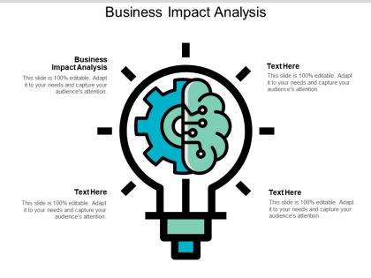 Business impact analysis ppt powerpoint presentation outline visuals cpb