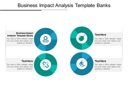 Business impact analysis template banks ppt powerpoint presentation professional icons cpb