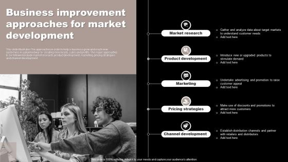Business Improvement Approaches For Market Development