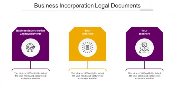 Business Incorporation Legal Documents Ppt Powerpoint Presentation Slides Graphics Cpb
