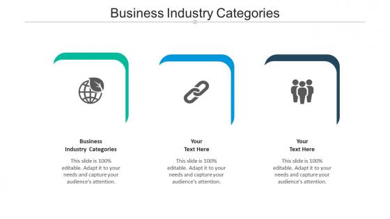 Business industry categories ppt powerpoint presentation inspiration objects cpb