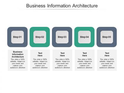 Business information architecture ppt powerpoint presentation layouts cpb