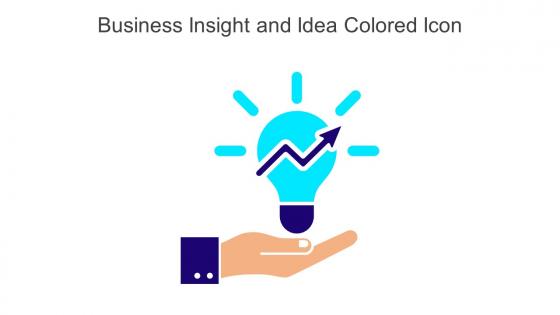 Business Insight And Idea Colored Icon In Powerpoint Pptx Png And Editable Eps Format