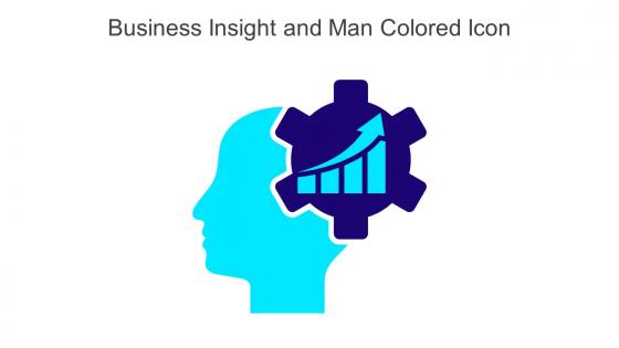 Business Insight And Man Colored Icon In Powerpoint Pptx Png And Editable Eps Format