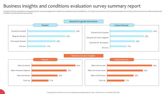 Business Insights And Conditions Evaluation Survey Summary Report Survey SS