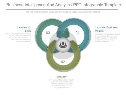 Business intelligence and analytics ppt infographic template