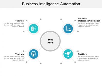 Business intelligence automation ppt powerpoint presentation gallery diagrams cpb