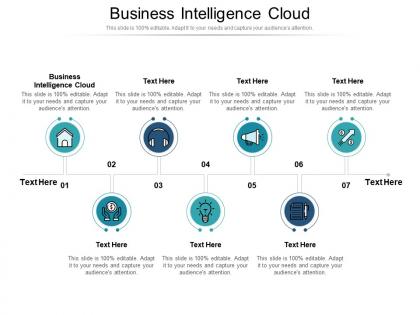 Business intelligence cloud ppt powerpoint presentation gallery clipart images cpb