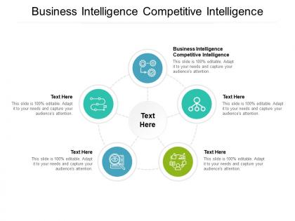 Business intelligence competitive intelligence ppt professional information cpb