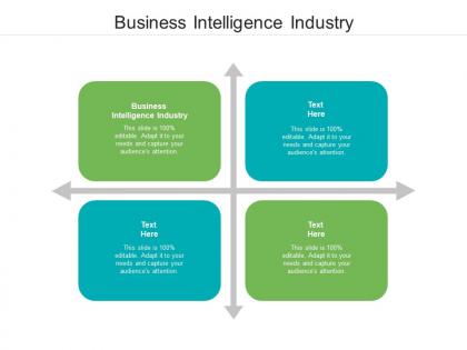 Business intelligence industry ppt powerpoint presentation outline example file cpb