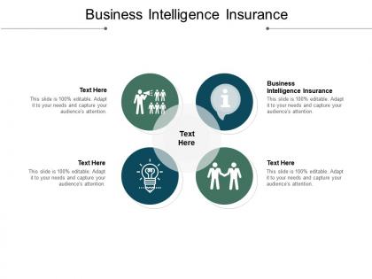 Business intelligence insurance ppt powerpoint presentation ideas smartart cpb