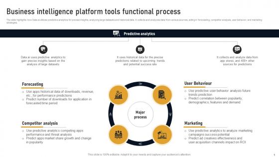 Business Intelligence Platform Tools Functional Developing Marketplace Strategy AI SS V