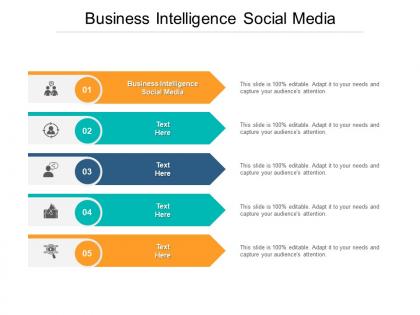 Business intelligence social media ppt powerpoint presentation gallery background image cpb