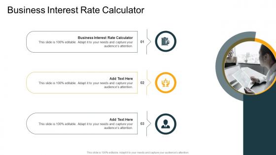Business Interest Rate Calculator In Powerpoint And Google Slides Cpb