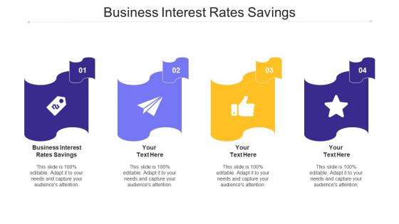 Business Interest Rates Savings Ppt Powerpoint Presentation Infographic Brochure Cpb