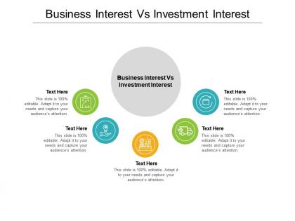 Business interest vs investment interest ppt powerpoint presentation infographics objects cpb
