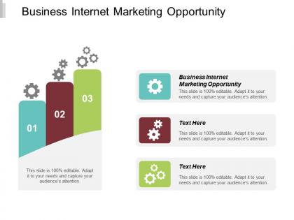 Business internet marketing opportunity ppt powerpoint presentation ideas grid cpb