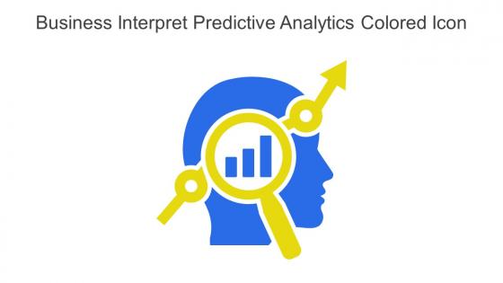 Business Interpret Predictive Analytics Colored Icon In Powerpoint Pptx Png And Editable Eps Format