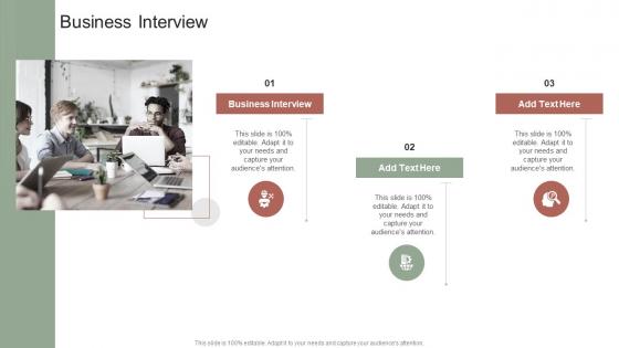 Business Interview In Powerpoint And Google Slides Cpb