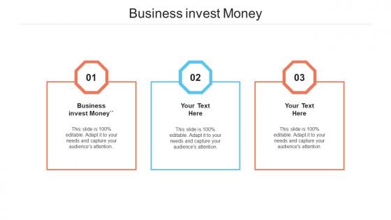Business invest money ppt powerpoint presentation diagram lists cpb