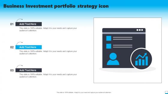 Business Investment Portfolio Strategy Icon