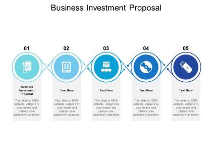 Business investment proposal ppt powerpoint presentation professional cpb
