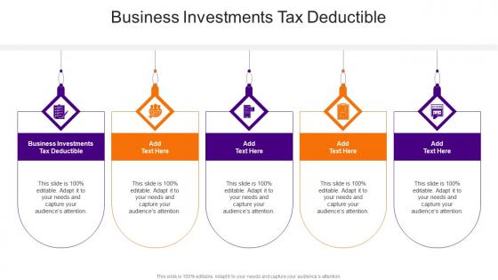 Business Investments Tax Deductible In Powerpoint And Google Slides Cpb